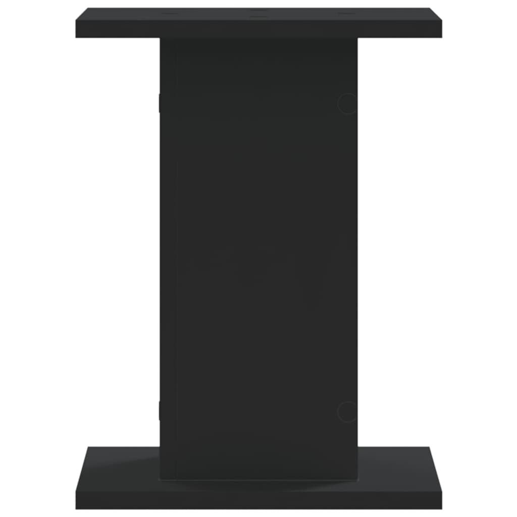 vidaXL Βάσεις Ηχείων 2 Τεμ. Μαύρες 30x30x40 εκ. Επεξ. Ξύλο