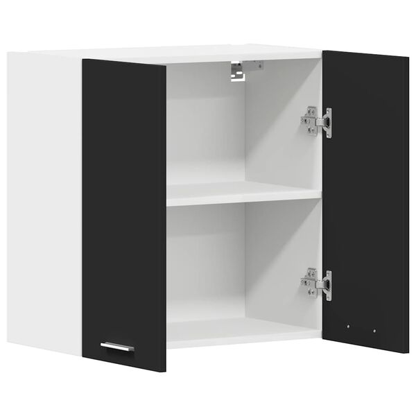 vidaXL Ντουλάπι Κρεμαστό Lyon Μαύρο 60 x 31 x 60 εκ. από Επεξ. Ξύλο