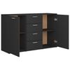 vidaXL Μπουφές Γκρι 120 x 35,5 x 75 εκ. από Επεξ. Ξύλο