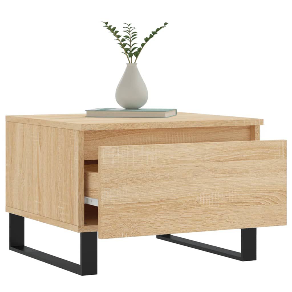 vidaXL Τραπεζάκια Σαλονιού 2 τεμ. Sonoma Δρυς 50x46x35 εκ. Επεξ. Ξύλο
