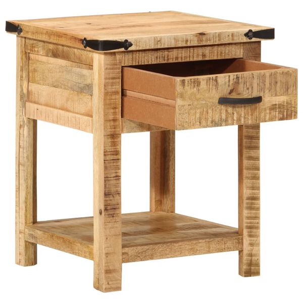 vidaXL Κομοδίνο 40 x 40 x 50 εκ. από Μασίφ Ξύλο Μάνγκο