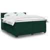 vidaXL &Kappa;&rho;&epsilon;&beta;ά&tau;&iota; Boxspring &mu;&epsilon; &Sigma;&tau;&rho;ώ&mu;&alpha; &Sigma;&kappa;&omicron;ύ&rho;&omicron; &Pi;&rho;ά&sigma;&iota;&nu;&omicron; 200x200&epsilon;&kappa;. &Beta;&epsilon;&lambda;&omicron;ύ&delta;&iota;&nu;&omicron;