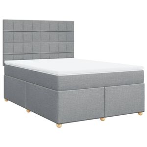 vidaXL &Kappa;&rho;&epsilon;&beta;ά&tau;&iota; Boxspring &mu;&epsilon; &Sigma;&tau;&rho;ώ&mu;&alpha; &Alpha;&nu;&omicron;&iota;&chi;&tau;ό &Gamma;&kappa;&rho;&iota; 140x200 &epsilon;&kappa;. &Upsilon;&phi;&alpha;&sigma;&mu;ά&tau;&iota;&nu;&omicron;