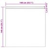 vidaXL Κουρτίνα με κουρτίνες 2 pcs Καφέ 140 x 140 cm Βελούδο