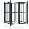 vidaXL Κλουβί Σκύλου Εξωτερικού Χώρου 120 x 120 x 150 εκ. με Στέγαστρο