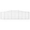 vidaXL Συρματοκιβώτια Τοξωτά 6 τεμ. 400x50x100/120 εκ. Γαλβαν. Ατσάλι