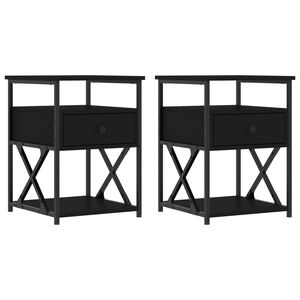 vidaXL &Kappa;&omicron;&mu;&omicron;&delta;ί&nu;&alpha; 2 &tau;&epsilon;&mu;. &Mu;&alpha;ύ&rho;&alpha; 40 x 42 x 55 &epsilon;&kappa;. &alpha;&pi;ό &Epsilon;&pi;&epsilon;&xi;&epsilon;&rho;&gamma;&alpha;&sigma;&mu;έ&nu;&omicron; &Xi;ύ&lambda;&omicron;