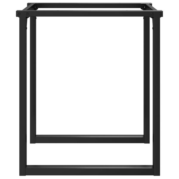 vidaXL Πόδια Τραπεζαρίας σε Σχήμα «Ο» 60x60x73 εκ. Ατσάλι