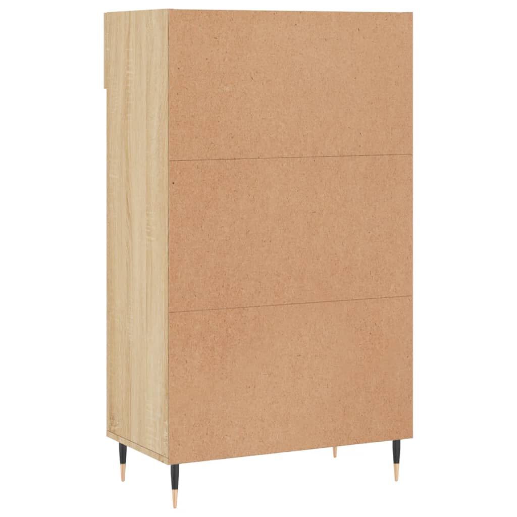 vidaXL Παπουτσοθήκη Sonoma Δρυς 60x35x105 εκ. από Επεξεργασμένο Ξύλο
