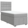 vidaXL &Kappa;&rho;&epsilon;&beta;ά&tau;&iota; Boxspring &mu;&epsilon; &Sigma;&tau;&rho;ώ&mu;&alpha; &Alpha;&nu;&omicron;&iota;&chi;&tau;ό &Gamma;&kappa;&rho;&iota; 90x200 &epsilon;&kappa;. &Upsilon;&phi;&alpha;&sigma;&mu;ά&tau;&iota;&nu;&omicron;