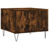 vidaXL Τραπεζάκια Σαλονιού 2 τεμ Καπνιστή Oak 50x50x40 εκ Επεξ. Ξύλο