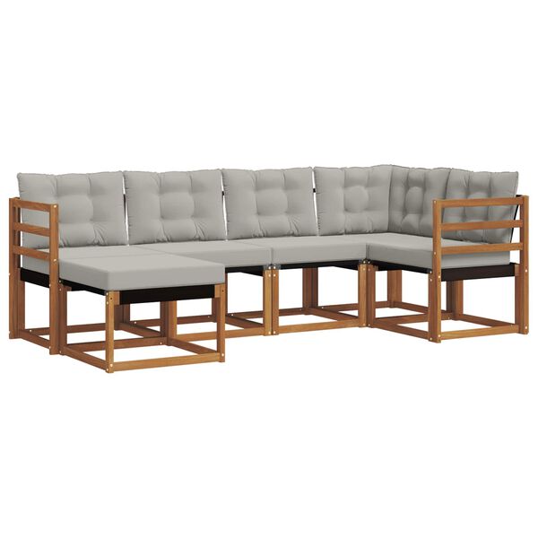 vidaXL &Sigma;&epsilon;&iota;&rho;ά &Kappa;&alpha;&nu;&alpha;&pi;έ &Epsilon;&xi;&omega;&tau;&epsilon;&rho;&iota;&kappa;&omicron;ύ 6 pcs &Phi;&upsilon;&sigma;&iota;&kappa;ό &kappa;&alpha;&iota; &Alpha;&nu;&omicron;&iota;&chi;&tau;ό &Gamma;&kappa;&rho;&iota;