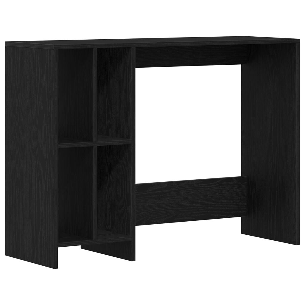 vidaXL Γραφείο Μαύρο Δρυς 102,5x35x75 εκ. από ξύλο