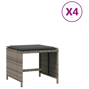 vidaXL &Sigma;&kappa;&alpha;&mu;&pi;ό &Kappa;ή&pi;&omicron;&upsilon; 4 &tau;&epsilon;&mu;. &Gamma;&kappa;&rho;&iota; 41x41x36 &Sigma;&upsilon;&nu;&theta;&epsilon;&tau;&iota;&kappa;ό &Rho;&alpha;&tau;ά&nu; &mu;&epsilon; &Mu;&alpha;&xi;&iota;&lambda;ά&rho;&iota;&alpha;