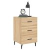 vidaXL Κομοδίνο Sonoma Δρυς 40 x 40 x 66 εκ. από Επεξεργασμένο Ξύλο