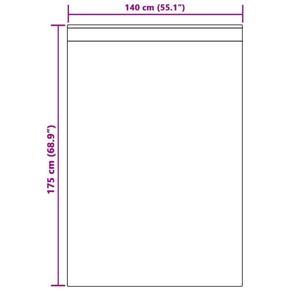 vidaXL Κουρτίνες με κουρτίνες 2 pcs Άμμος 140 x 175 εκ. Πολυεστέρας