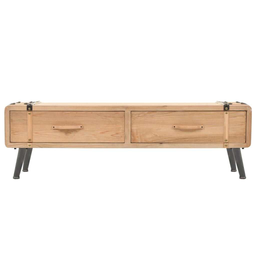 vidaXL Έπιπλο Τηλεόρασης 120 x 33 x 35 εκ. από Μασίφ Ξύλο Ελάτης