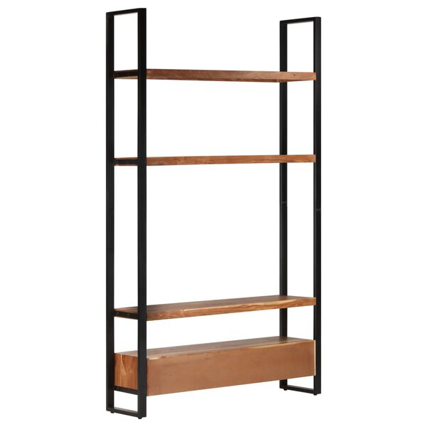 vidaXL Ραφιέρα 118 x 30 x 200 εκ. από Μασίφ Ακατέργαστο Ξύλο Μάνγκο
