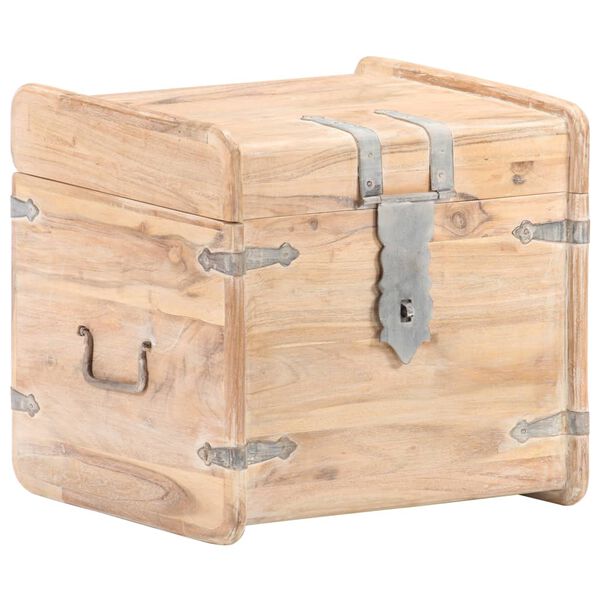 vidaXL Μπαούλο 40 x 40 x 40 εκ. από Μασίφ Ξύλο Ακακίας