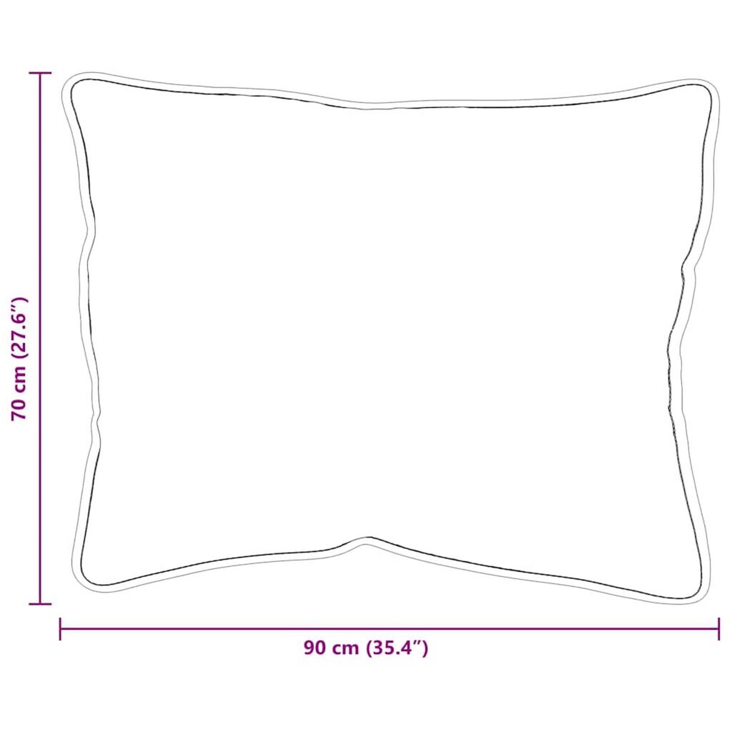 Παπλωμα με Μαξιλάρια Argyle 3 pcs Λευκό 200 x 200 cm Μικροΐνες