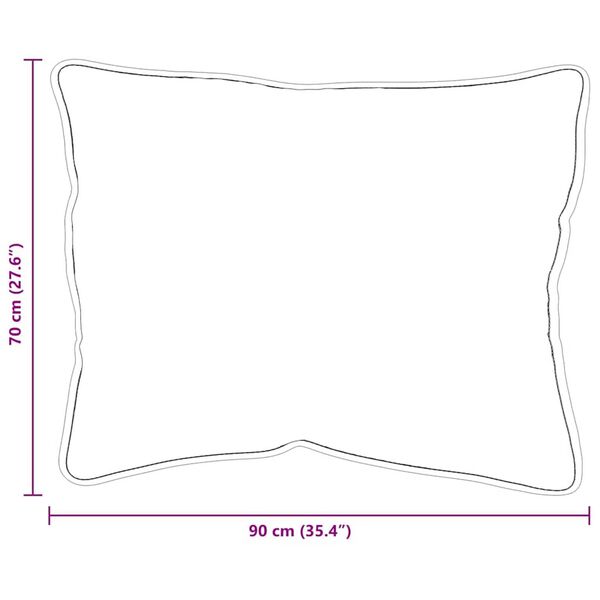 Παπλωμα με Μαξιλάρια Argyle 3 pcs Λευκό 200 x 200 cm Μικροΐνες