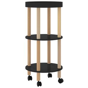 vidaXL &Tau;&rho;ό&lambda;&epsilon;ϊ 3 &Epsilon;&pi;&iota;&pi;έ&delta;&omega;&nu; &Mu;&alpha;ύ&rho;&omicron; 38 x 38 x 82 &epsilon;&kappa;. &Epsilon;&pi;&epsilon;&xi;. &Xi;ύ&lambda;&omicron;/&Mu;&alpha;&sigma;ί&phi; &Pi;&epsilon;ύ&kappa;&omicron;