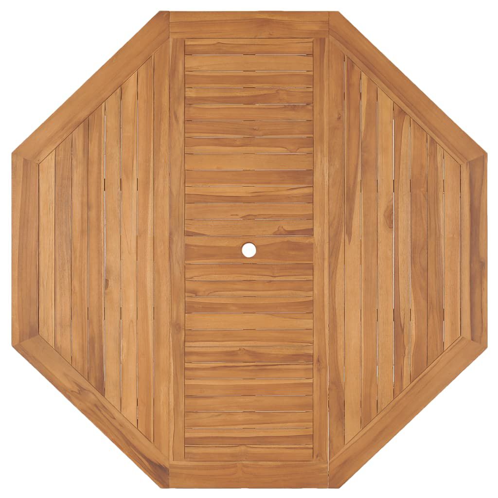 vidaXL Τραπέζι Κήπου 150 x 150 x 75 εκ. από Μασίφ Ξύλο Teak
