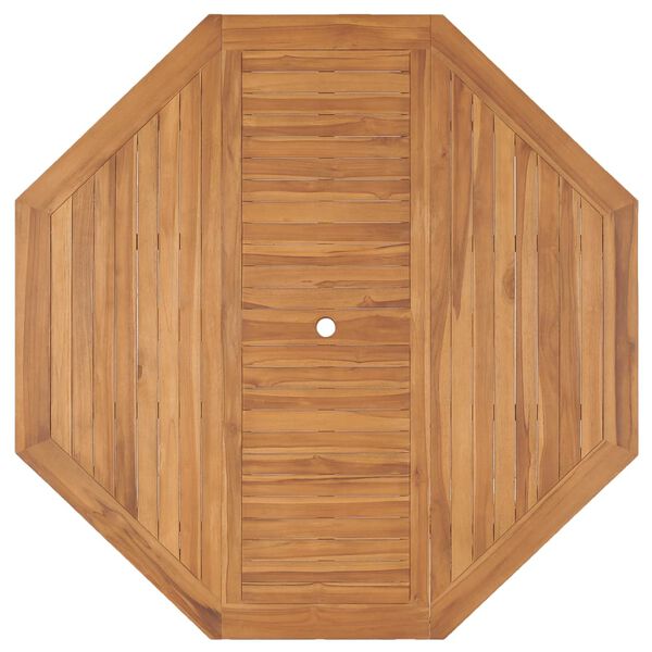vidaXL Τραπέζι Κήπου 150 x 150 x 75 εκ. από Μασίφ Ξύλο Teak