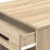 vidaXL Γραφείο με συρτάρι και ράφι Δρυς sonoma 102x62x77,5 cm