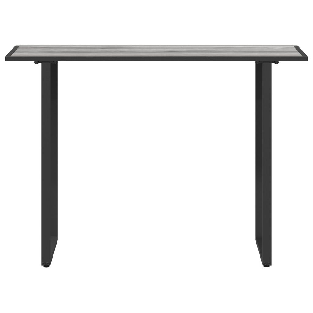vidaXL Γκρι Τραπέζι Κήπου 100x55x70 εκ DPC και Χάλυβας