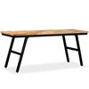 vidaXL &Pi;ά&gamma;&kappa;&omicron;&sigmaf; 110 x 35 x 45 &epsilon;&kappa;. &alpha;&pi;ό &Alpha;&nu;&alpha;&kappa;&upsilon;&kappa;&lambda;&omega;&mu;έ&nu;&omicron; &Xi;ύ&lambda;&omicron; Teak &kappa;&alpha;&iota; &Alpha;&tau;&sigma;ά&lambda;&iota;