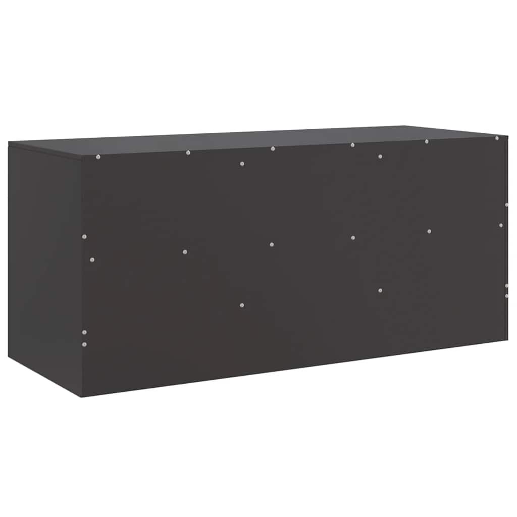 vidaXL Έπιπλο Τηλεόρασης Μαύρο 99x39x44 εκ. από Ατσάλι