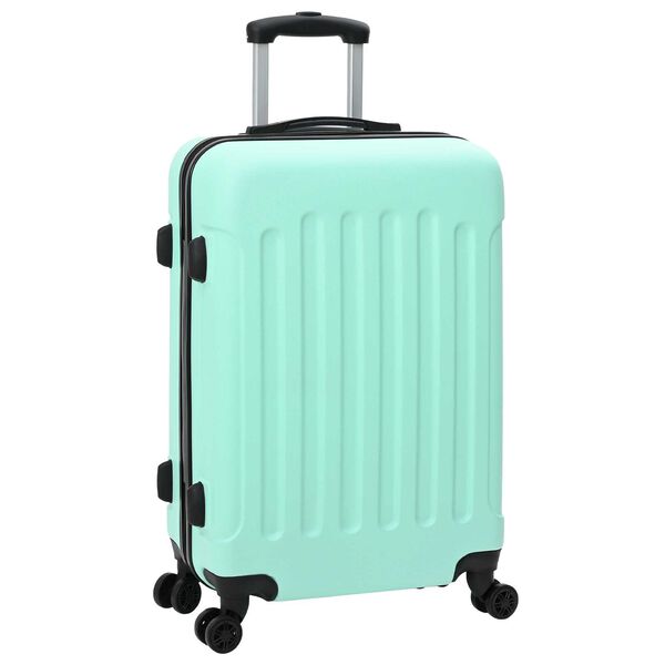 vidaXL σετ βαλίτσες 3 τεμαχίων σκληρές, μέντα 20”, 24” και 28” από ABS
