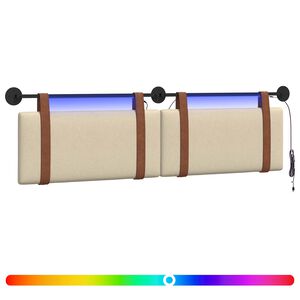 vidaXL &Kappa;&epsilon;&phi;&alpha;&lambda;ά&rho;&iota; &kappa;&rho;&epsilon;&beta;&alpha;&tau;&iota;&omicron;ύ &kappa;&rho;&epsilon;&mu;&alpha;&sigma;&tau;ό &Mu;&epsilon; &phi;&omega;&tau;&iota;&sigma;&mu;ό LED &Kappa;&rho;&epsilon;&mu; &Alpha;&nu;&tau;ί&kappa;&alpha; PU