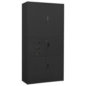 vidaXL &Nu;&tau;&omicron;&upsilon;&lambda;ά&pi;&alpha; &Gamma;&rho;&alpha;&phi;&epsilon;ί&omicron;&upsilon; &Alpha;&nu;&theta;&rho;&alpha;&kappa;ί 90 x 40 x 180 &epsilon;&kappa;. &Alpha;&tau;&sigma;ά&lambda;&iota;&nu;&eta;