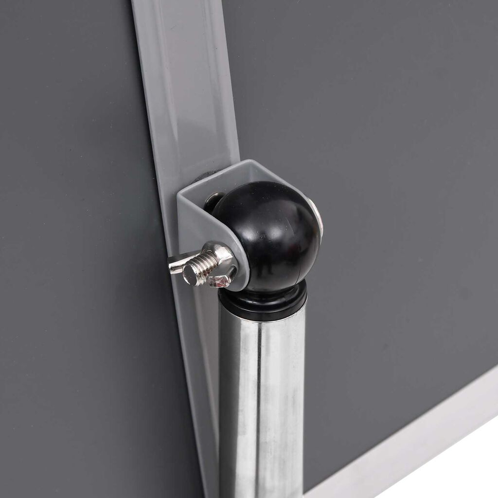 vidaXL Βάσεις Αφισών 2 pcs Ασημί 32.5x 24 x 78 εκ Κράμα Αλουμινίου