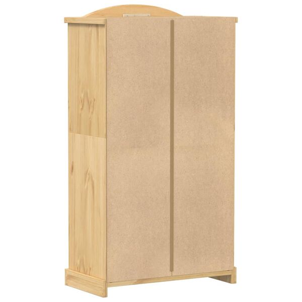vidaXL Ντουλάπα Corona 102x52x186 εκ. από Μασίφ Ξύλο Πεύκου