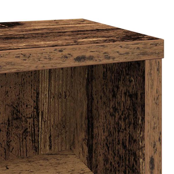 vidaXL Έπιπλο για CD Παλιό ξύλο 21 x 20 x 88 εκ από Επεξεργασμένο Ξύλο