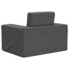 vidaXL Καναπές/Κρεβάτι Παιδικός Ανθρακί από Μαλακό Βελουτέ Ύφασμα