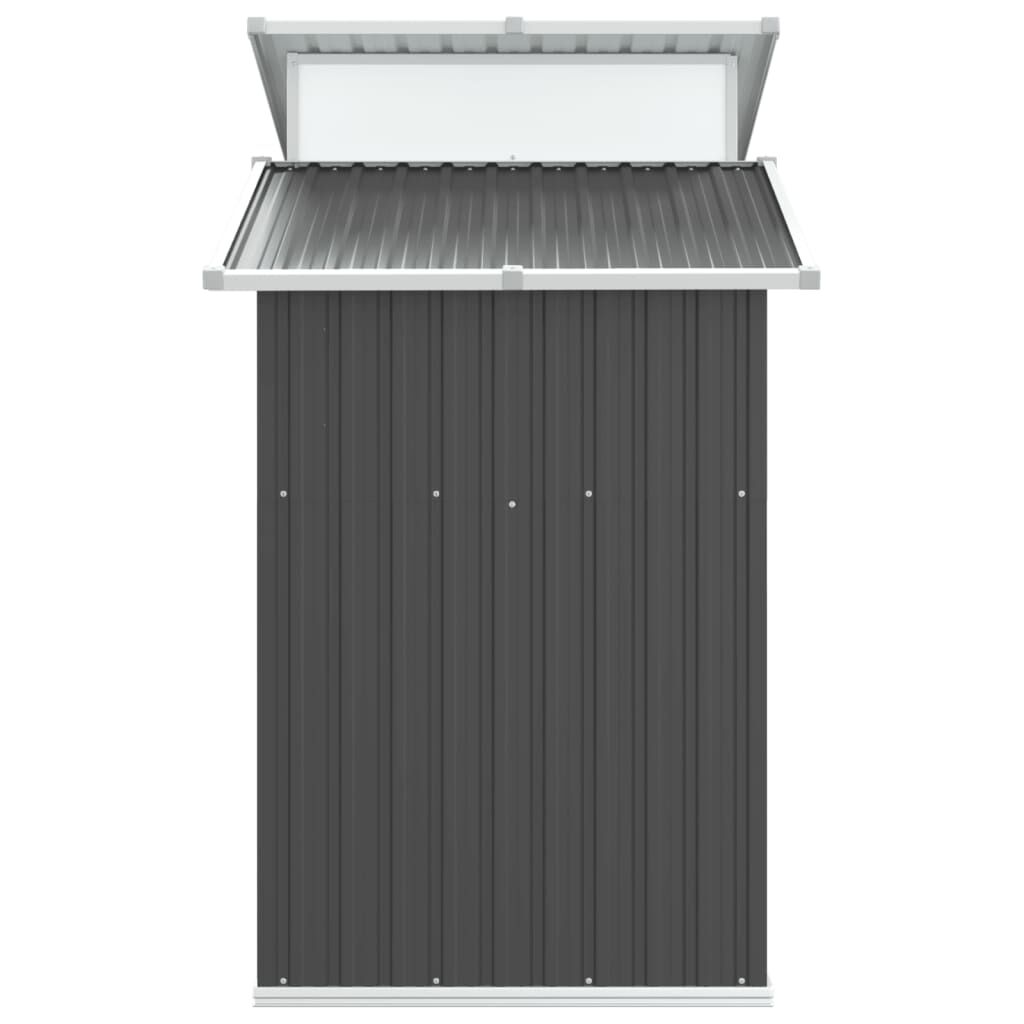 vidaXL Αποθήκη Κήπου Ανθρακί 270x130x208,5 εκ. Γαλβανισμένο Ατσάλι