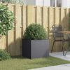 vidaXL Ζαρντινιέρα Ανθρακί 49x47x46 εκ. από Χάλυβα