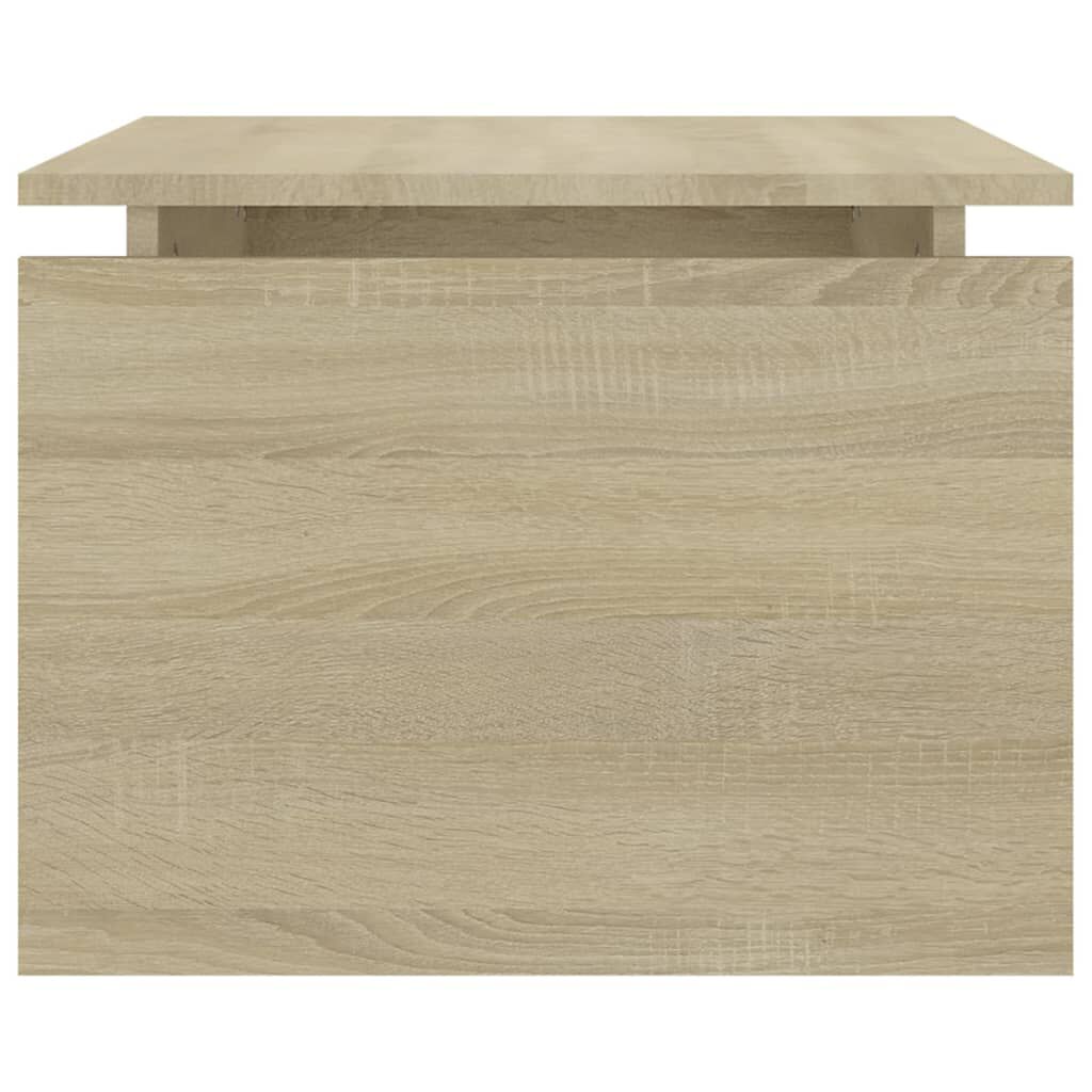 vidaXL Τραπεζάκι Σαλονιού Sonoma Δρυς 68 x 50 x 38 εκ. από Επεξ. Ξύλο