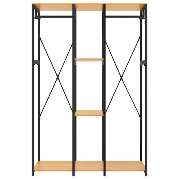 vidaXL &Nu;&tau;&omicron;&upsilon;&lambda;ά&pi;&alpha; &Mu;&alpha;ύ&rho;&eta;/&Chi;&rho;ώ&mu;&alpha; &Delta;&rho;&upsilon;&sigmaf; 110x40x167&epsilon;&kappa;. &Mu;έ&tau;&alpha;&lambda;&lambda;&omicron; & &Mu;&omicron;&rho;&iota;&omicron;&sigma;&alpha;&nu;ί&delta;&alpha;