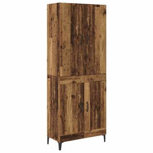 vidaXL Highboard &Pi;&alpha;&lambda;&iota;ό &Xi;ύ&lambda;&omicron; 69,5 x 34 x 180 &epsilon;&kappa;. &Epsilon;&pi;&epsilon;&xi;&epsilon;&rho;&gamma;&alpha;&sigma;&mu;έ&nu;&omicron; &xi;ύ&lambda;&omicron;
