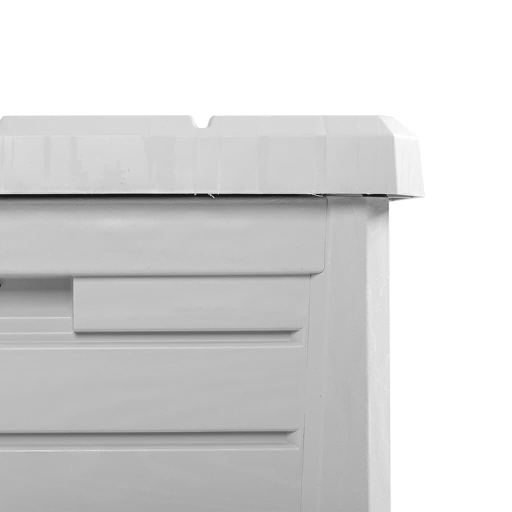 vidaXL Κουτί Μαξιλαριών Εξ Χώρου Γκρι 73x50,5x46,5 εκ Πολυπροπυλένιο