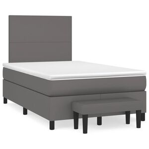 vidaXL &Kappa;&rho;&epsilon;&beta;ά&tau;&iota; Boxspring &mu;&epsilon; &Sigma;&tau;&rho;ώ&mu;&alpha; &Gamma;&kappa;&rho;&iota; 120x190&epsilon;&kappa;. &alpha;&pi;ό &Sigma;&upsilon;&nu;&theta;&epsilon;&tau;&iota;&kappa;ό &Delta;έ&rho;&mu;&alpha;