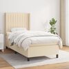 vidaXL &Kappa;&rho;&epsilon;&beta;ά&tau;&iota; Boxspring &mu;&epsilon; &Sigma;&tau;&rho;ώ&mu;&alpha; &Kappa;&rho;&epsilon;&mu; 90x200 &epsilon;&kappa;.&Upsilon;&phi;&alpha;&sigma;&mu;ά&tau;&iota;&nu;&omicron;