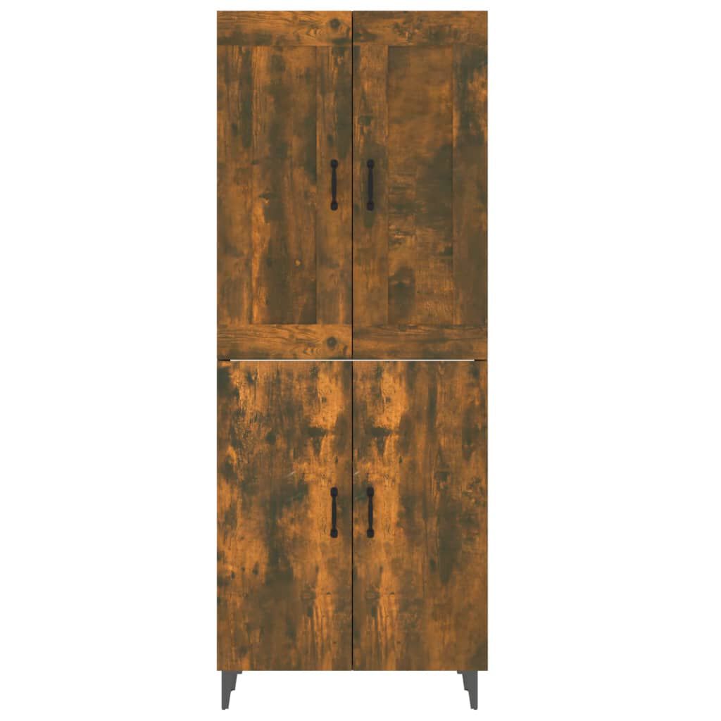 vidaXL Ντουλάπα Καπνιστή δρυς 70x34x180 cm από Επεξεργασμένο Ξύλο