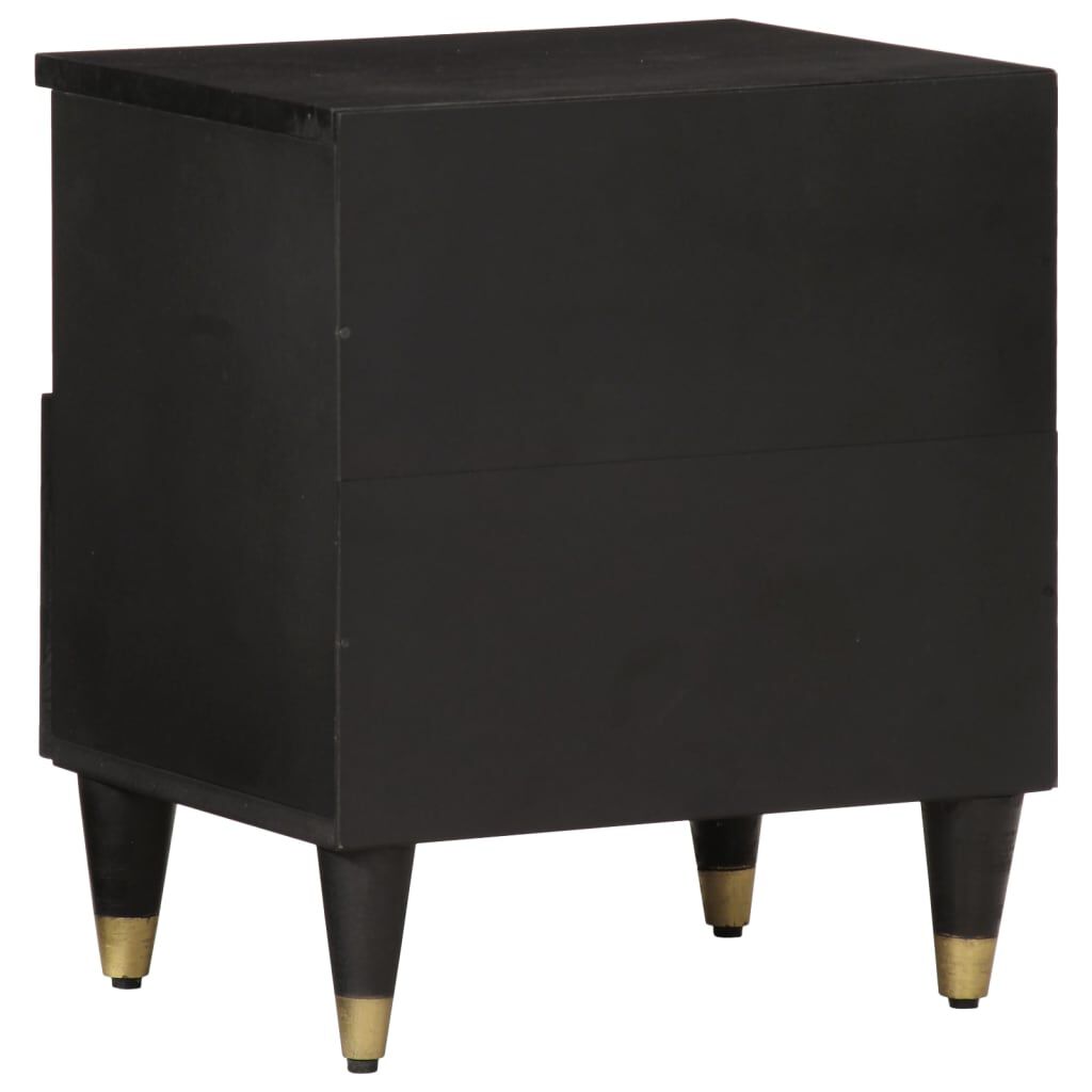 vidaXL Κομοδίνα 2 τεμ. 40 x 33 x 46 εκ. από Μασίφ Ξύλο Μάνγκο