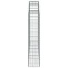 vidaXL Συρματοκιβώτια Τοξωτά 4 τεμ. 200x30x140/160 εκ. Γαλβαν. Ατσάλι